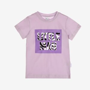 T-shirt violet « LITTLE MAN »