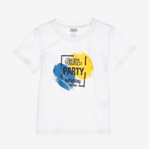 T-shirt blanc « COOL PARTY »