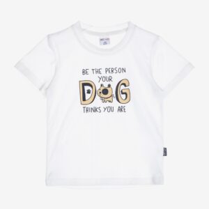 T-shirt blanc « DOG »