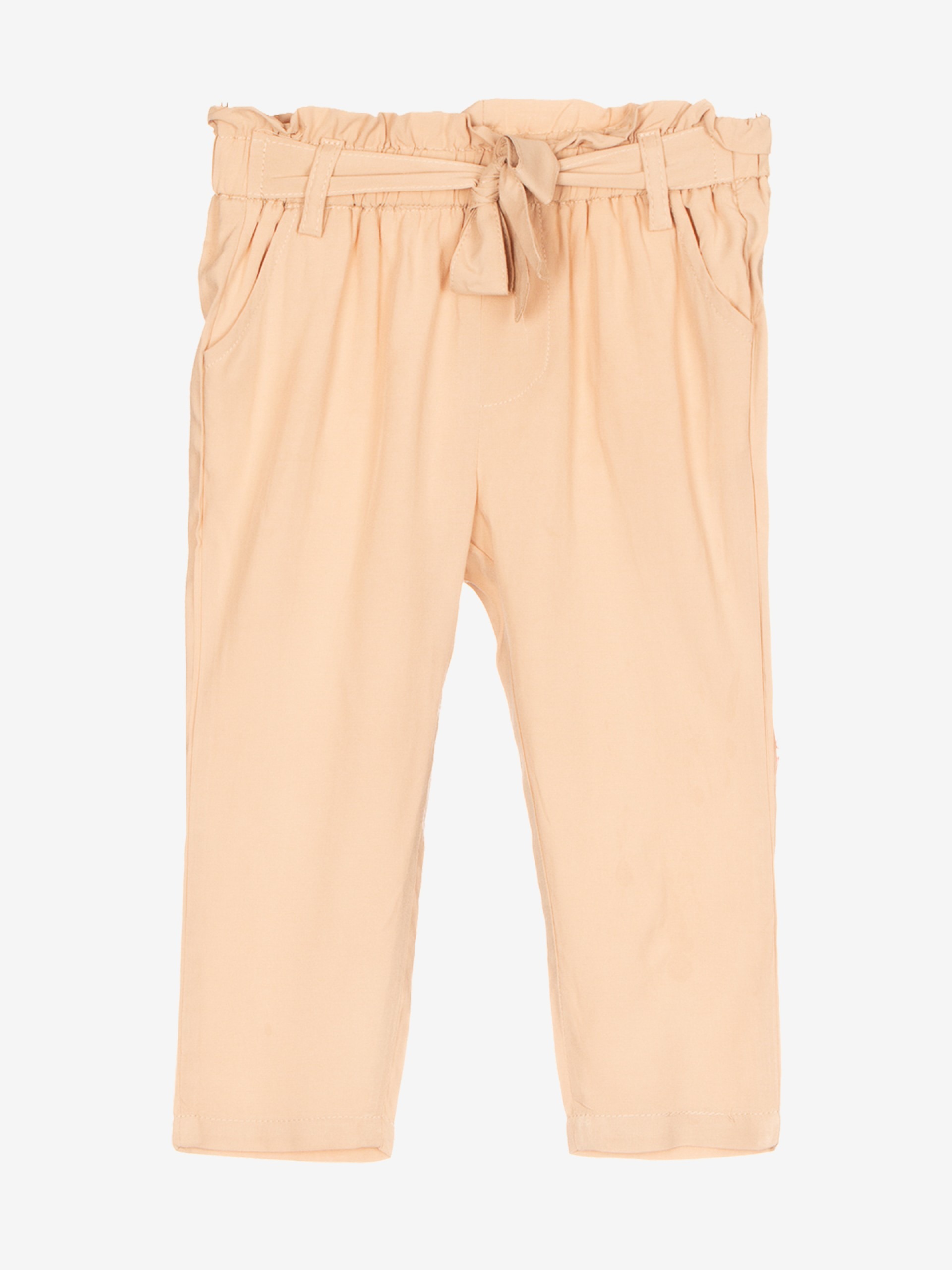 pantalon fluide beige pour bébé fille idée cadeau naissance pour bébé vêtement enfant boutique saint martin en haut dans les monts du lyonnais