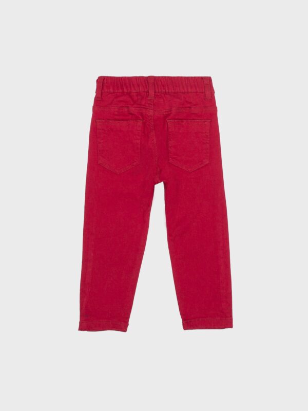 pantalon bordeaux pour bébé enfant garçon vêtement naissance boutique saint martin en haut