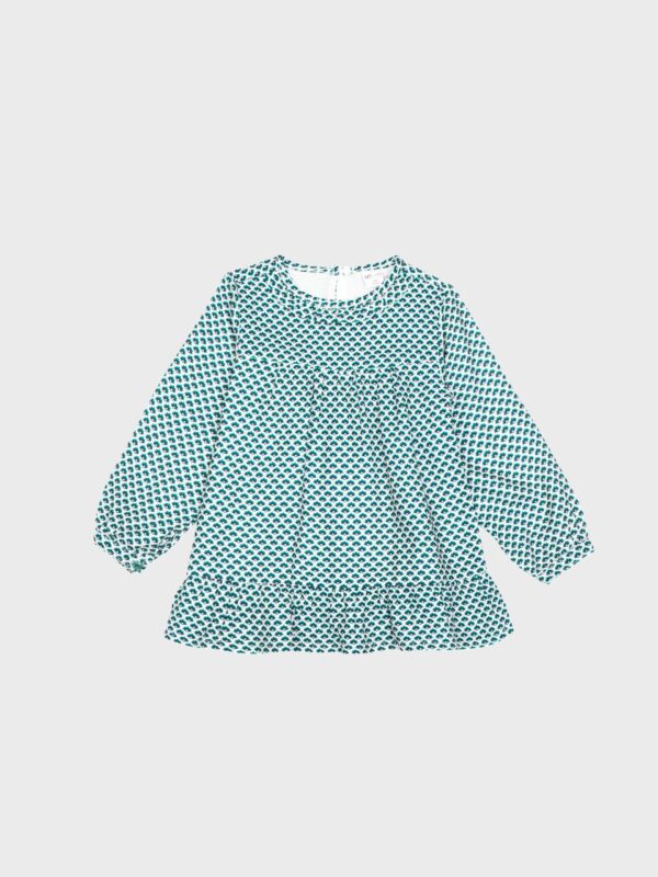 robe pour petite fille, idéal cadeau naissance, fleurie, boutique de vêtements pour enfants à saint martin en haut dans les monts du lyonnais