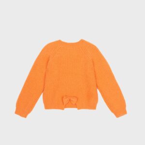 Pull en laine orange