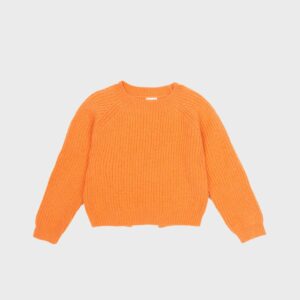 Pull en laine orange