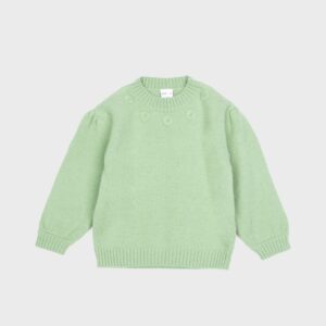 Pull en laine vert