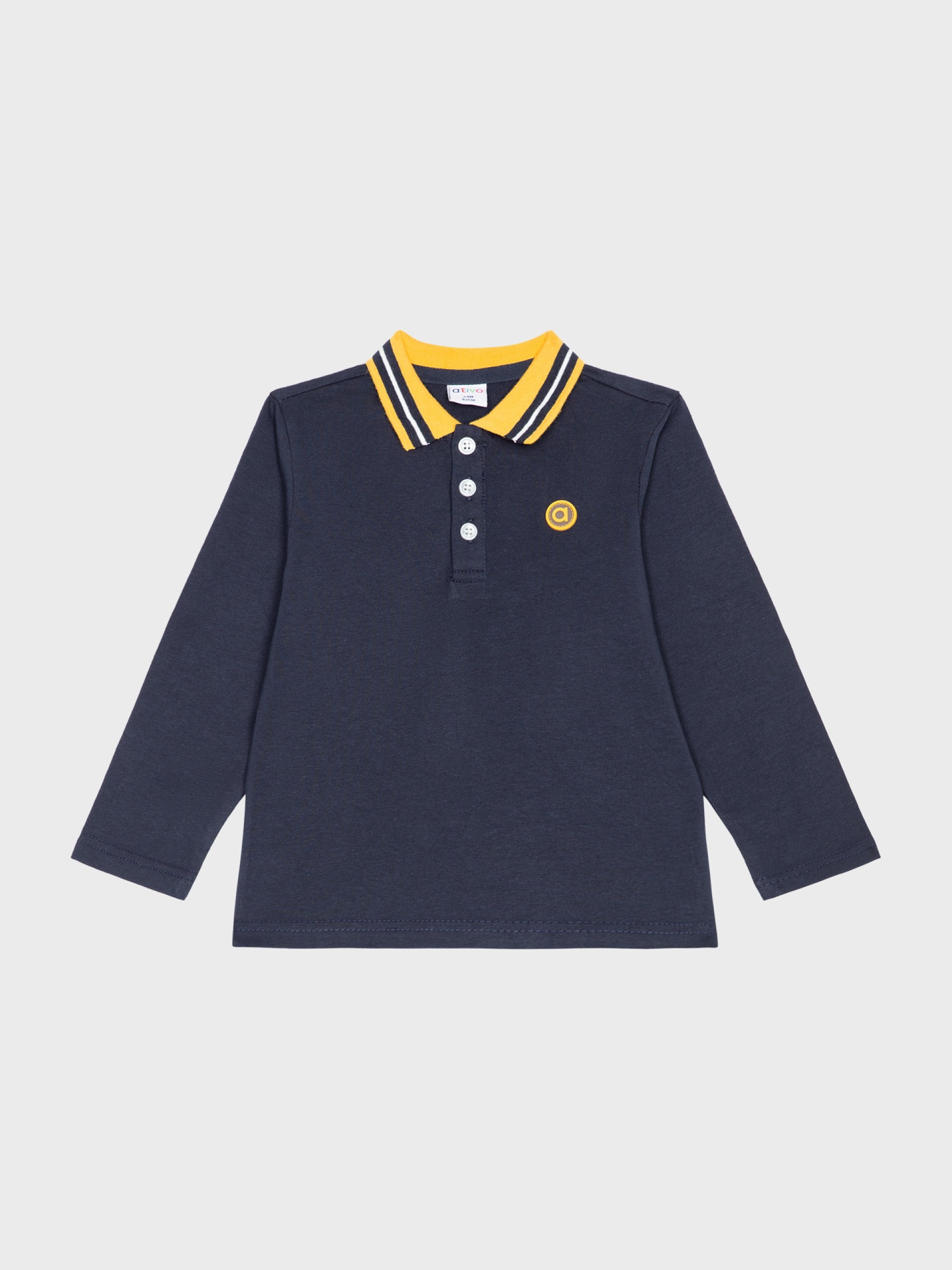 polo marine pour petit garçon, idéal cadeau naissance, boutique de vêtements pour enfants à saint martin en haut dans les monts du lyonnais