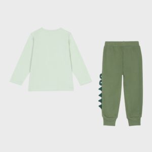 Ensemble vert crocodile