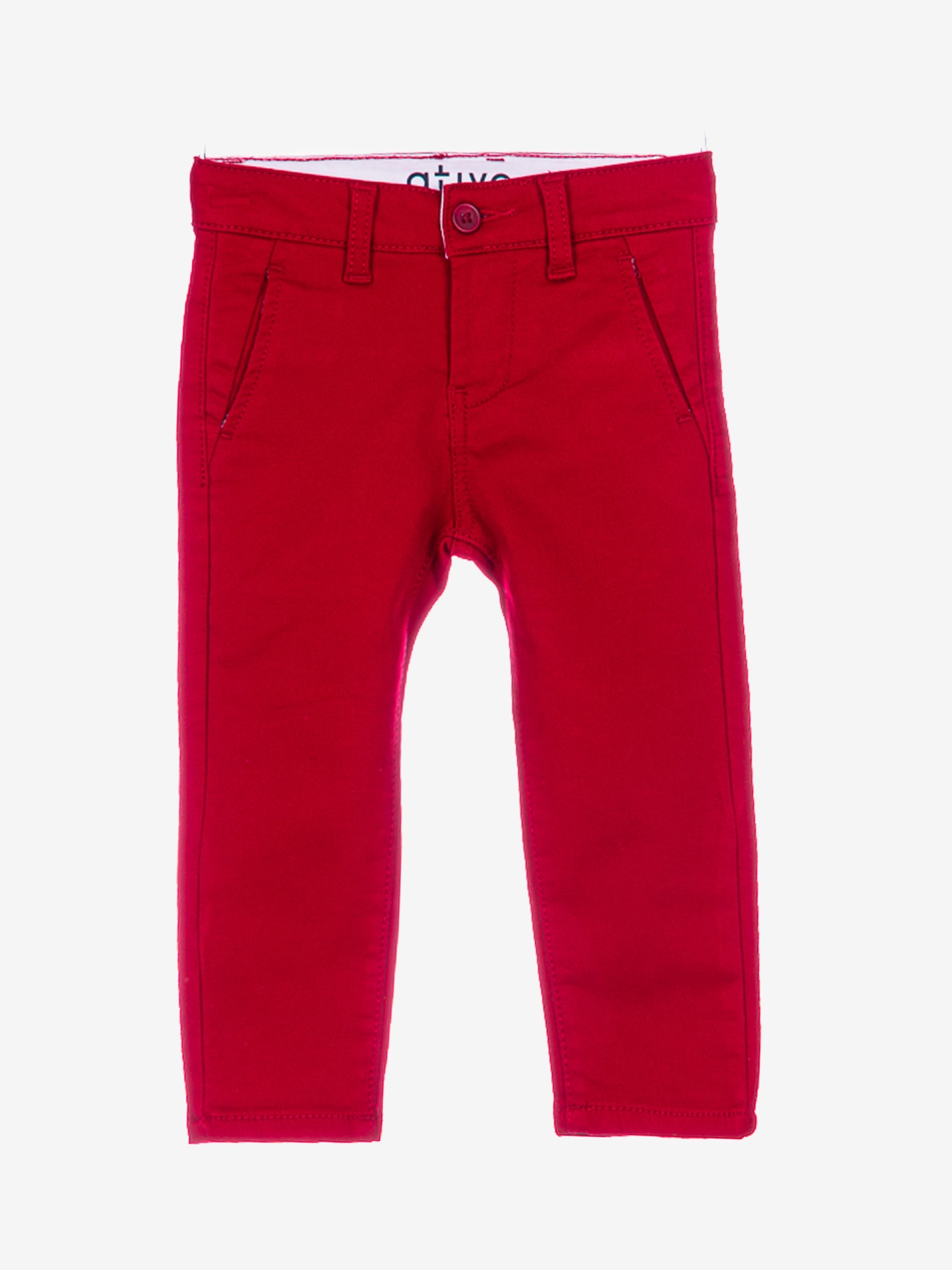 pantalon garçon bébé rouge habillé coupe slim joli pas cher idée cadeau naissance, boutique de vêtements à saint martin en haut dans les monts du lyonnais