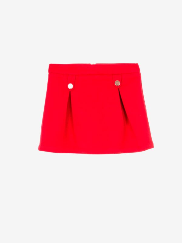 mini jupe rouge pour filles et ados, boutique de vêtements pour enfants à saint martin en haut dans les monts du lyonnais