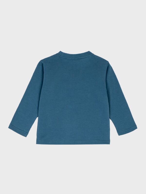 Pull bleu panier de basket – Image 2