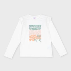 Pull fin blanc SAVE NATURE