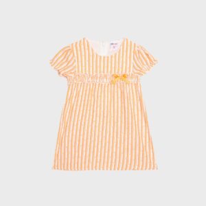 Robe orange avec bloomer
