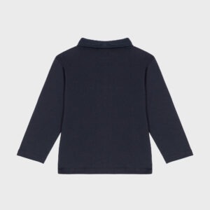 Pull marine écusson tête de chien