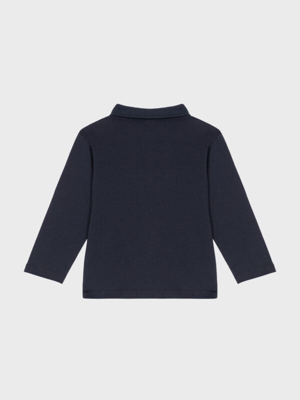 Pull marine écusson tête de chien – Image 2