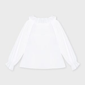 Chemise blanche col claudine