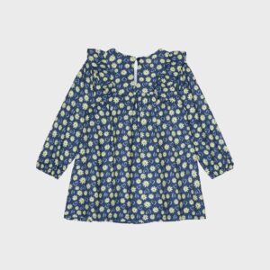 Robe fleurs jaunes coeurs