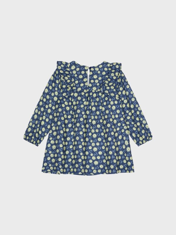 Robe fleurs jaunes coeurs – Image 2