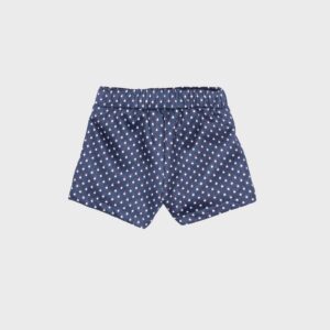 Short marine à motifs