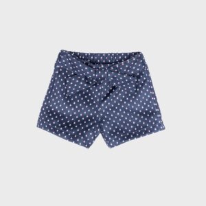 Short marine à motifs