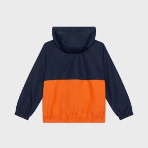 Veste marine et orange