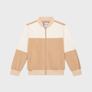 Veste beige foncé et beige clair