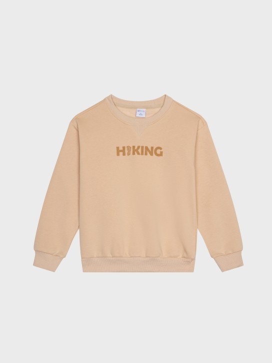 sweat beige pour garçons et ados, boutique de vêtements pour enfants à saint martin en haut dans les monts du lyonnais