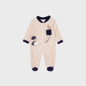 Pyjama beige avec animaux