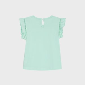 T-shirt vert ajouré