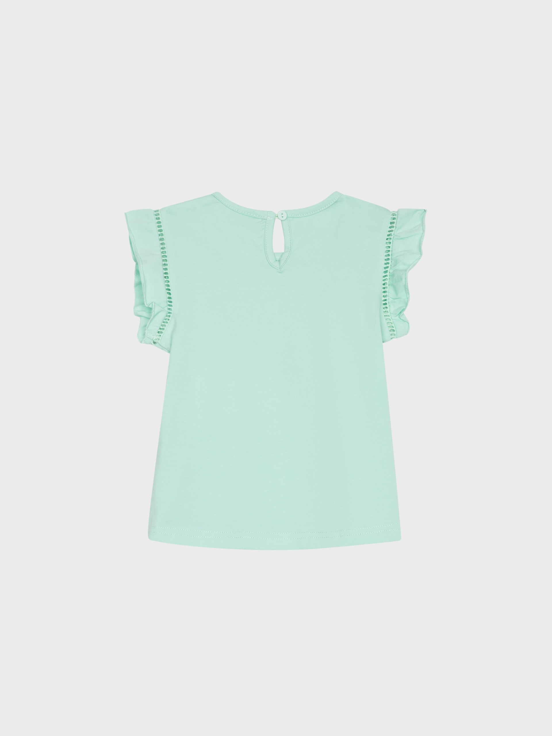T-shirt vert ajouré – Image 2