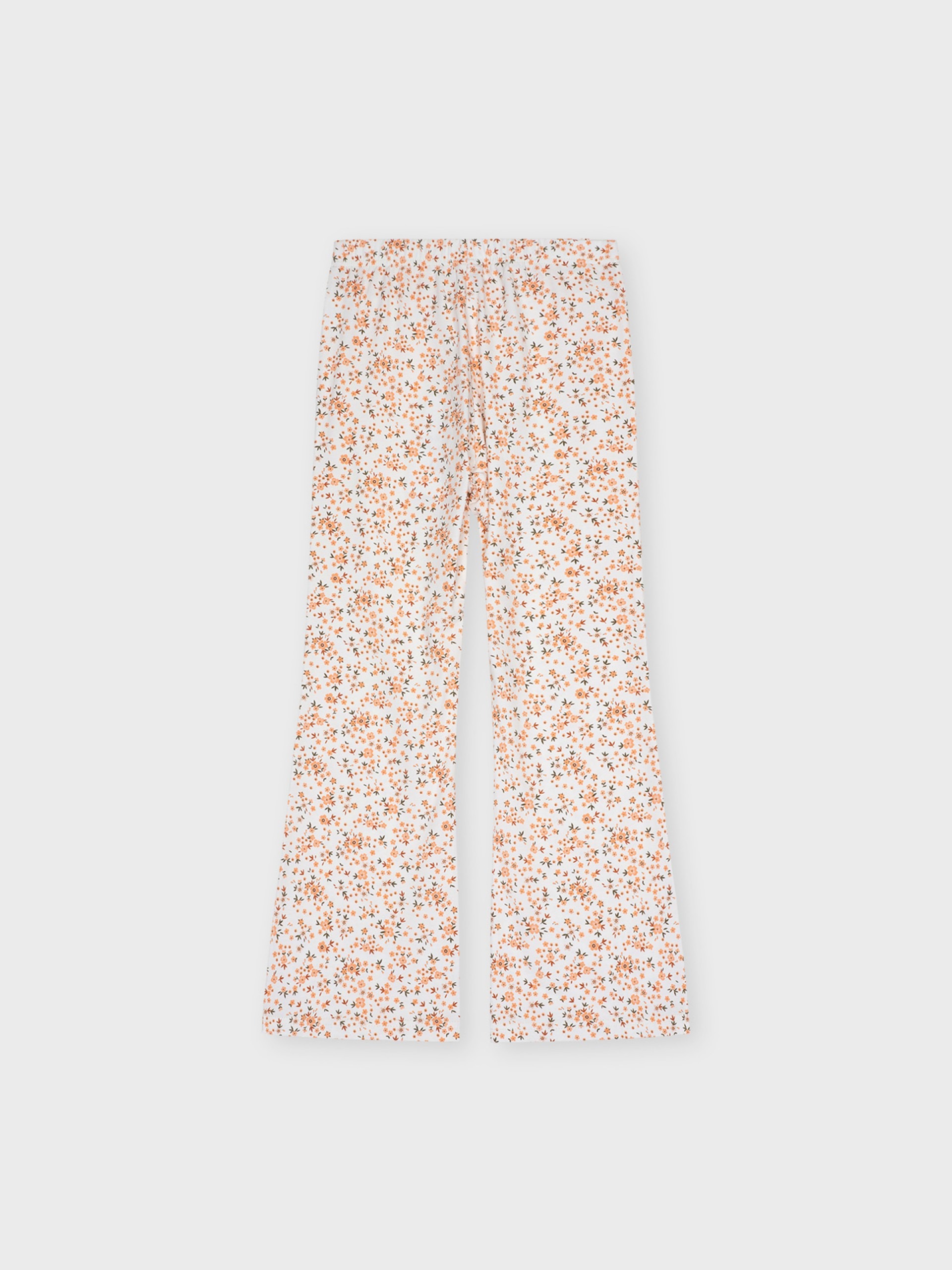 Legging fleuri orange – Image 2