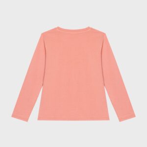 Pull fin rose cœur en fleurs