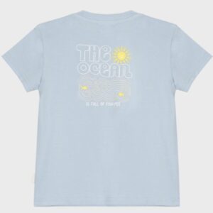 T-shirt bleu ciel THE OCEAN