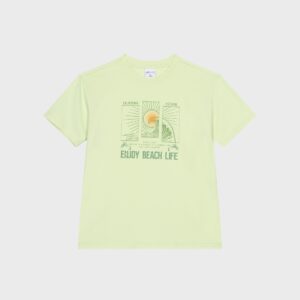 T-shirt vert ENJOY BEACH LIFE