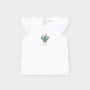 T-shirt blanc cactus