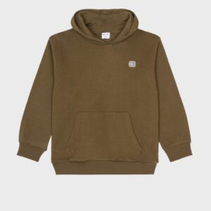 Sweat à capuche kaki