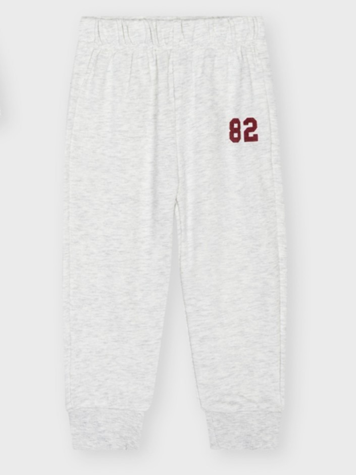 jogging gris chiné pour bébé garçon, boutique de vêtements pour enfants à saint martin en haut dans les monts du lyonnais