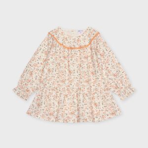 Robe fleurie orange