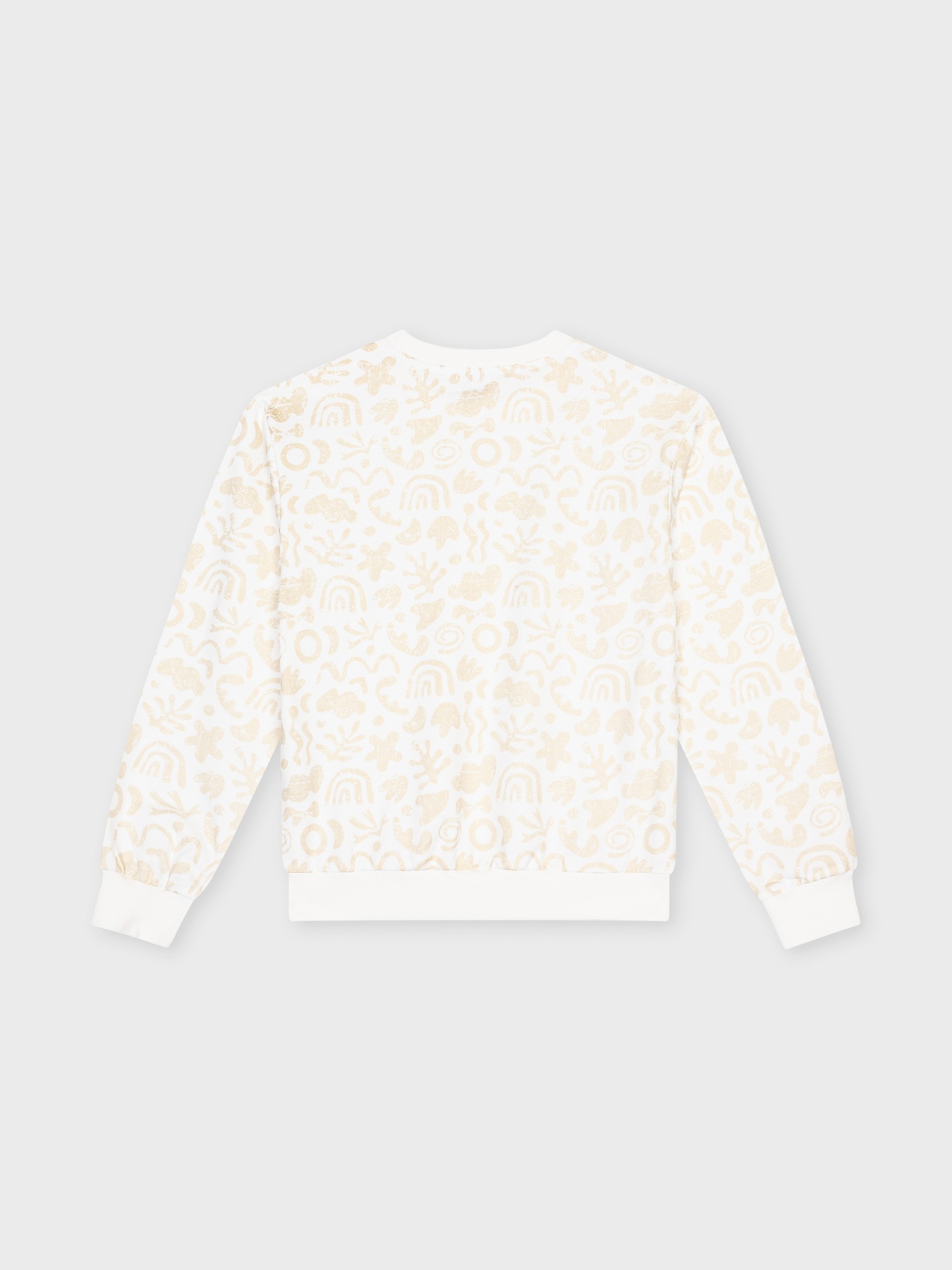 Sweat blanc et beige – Image 2