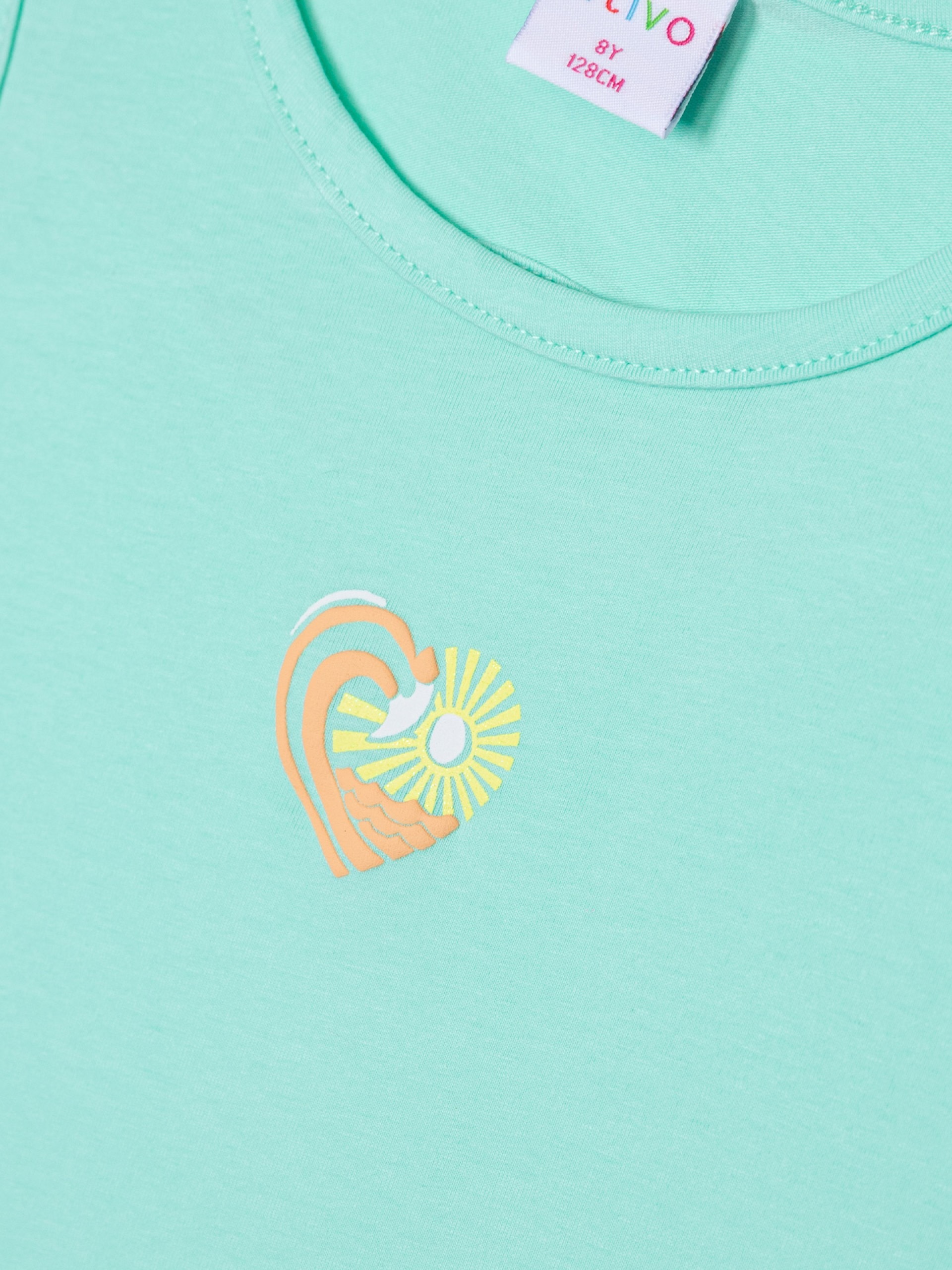 Débardeur vert avec coeur – Image 3