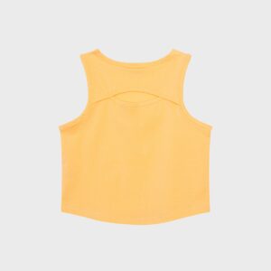 Débardeur orange avec coeur