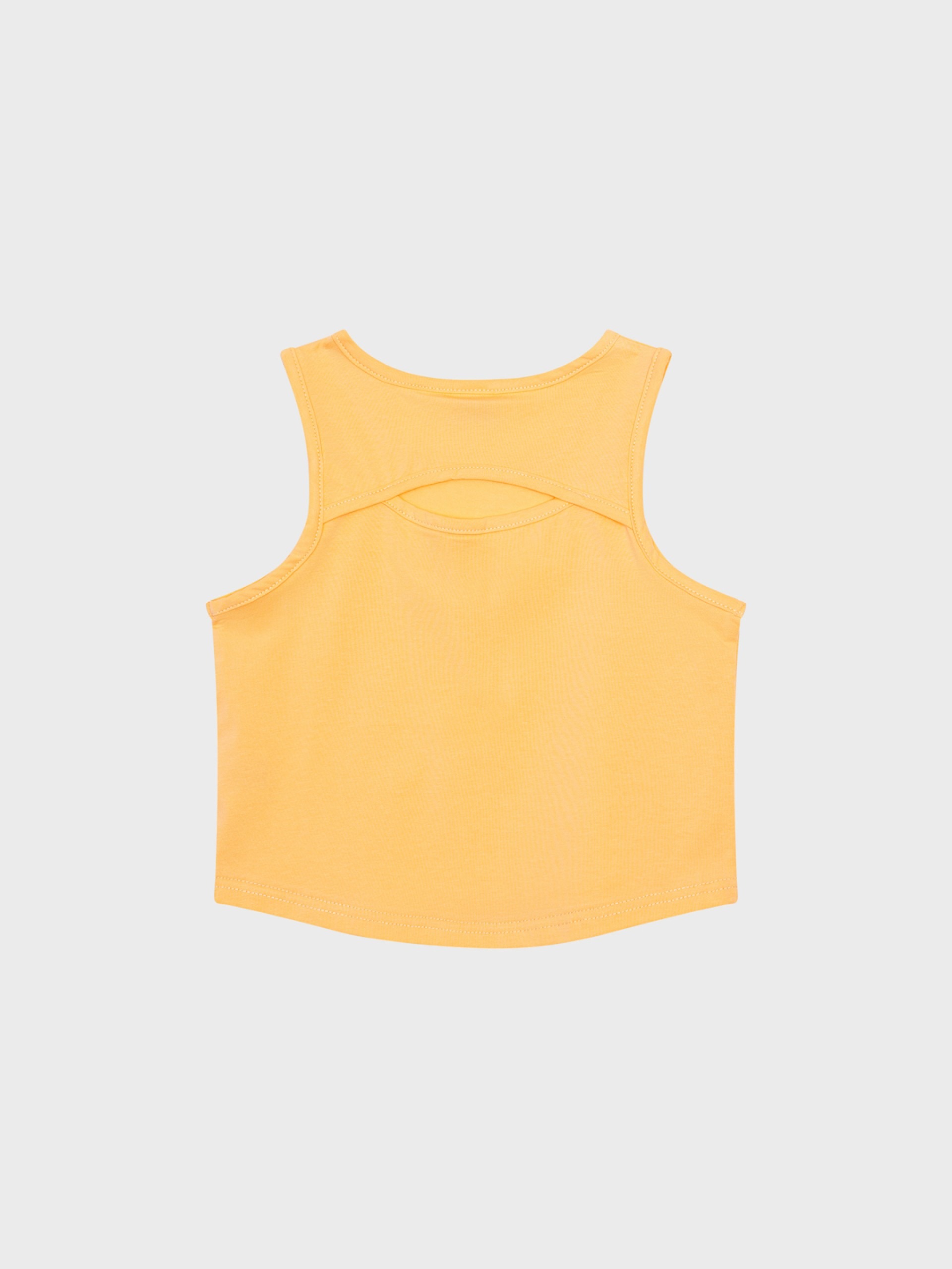 Débardeur orange avec coeur – Image 2