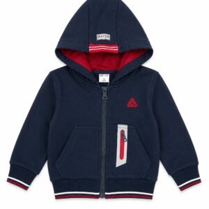 Veste marine et bordeaux