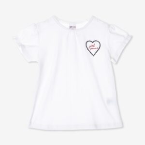 T-shirt blanc GIRL POWER