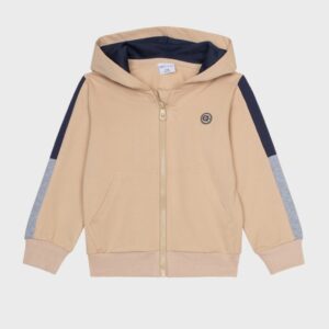 Veste beige, marine et grise