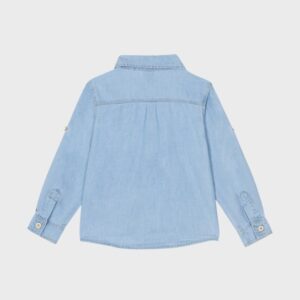 Chemise en jean bleu clair