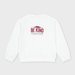 Sweat blanc BE KIND
