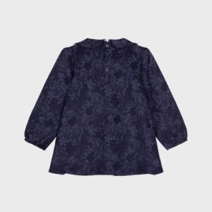 Robe marine à smock