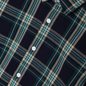 Chemise à carreaux verte