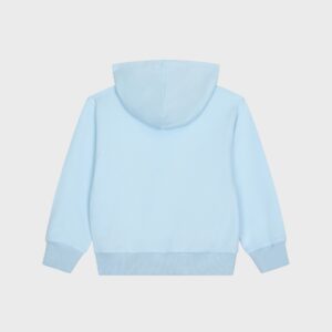 Sweat à capuche bleu ciel EAT TRAVEL REPEAT
