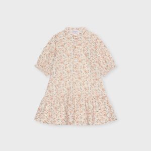 Robe fleurie orange